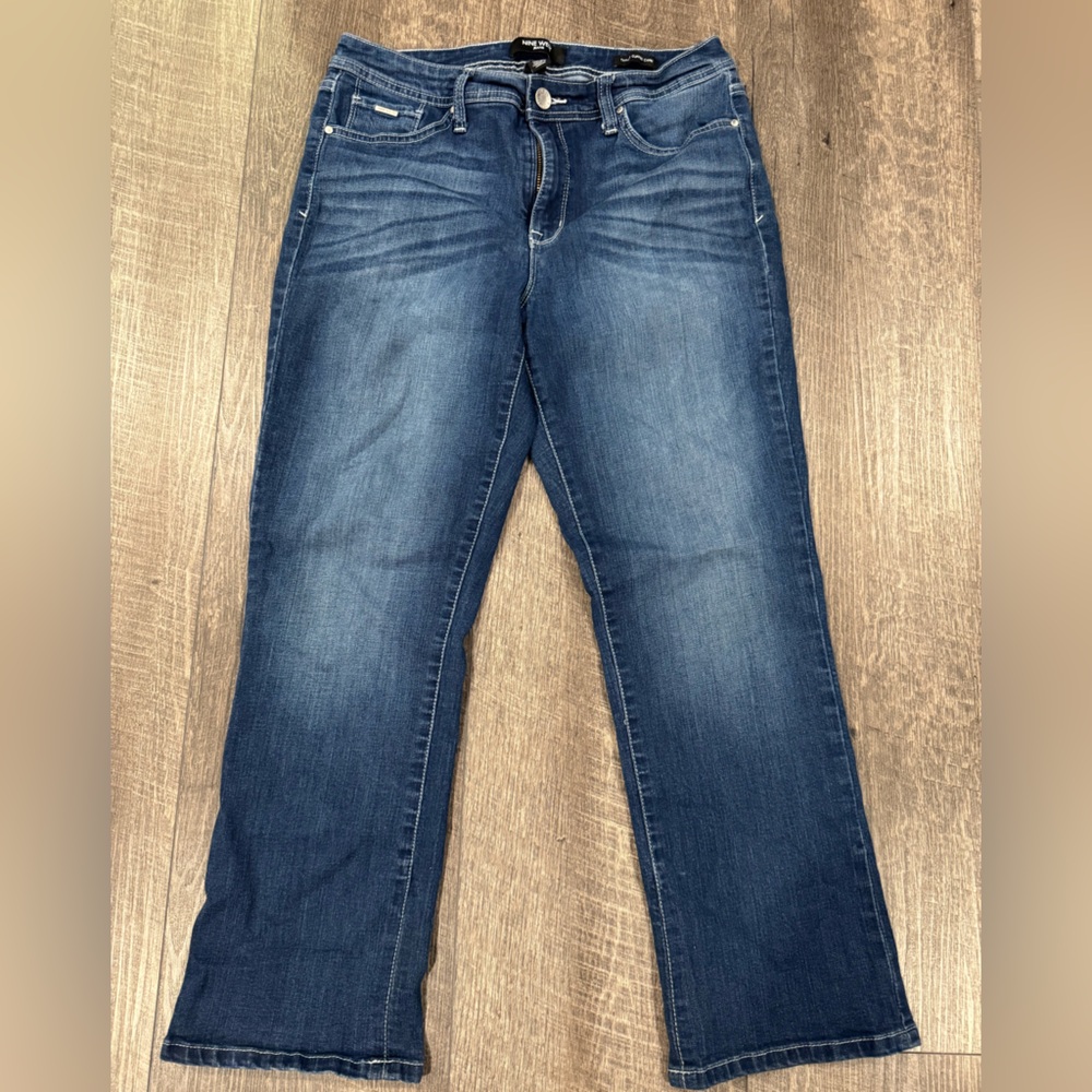 Nine West jeans, size 10 Taylor cuffed Capri 